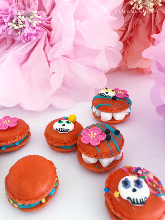 Macarons Dia de los Muertos