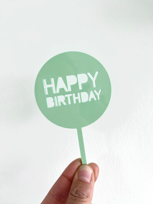 Zoi&Co. Cupcake Caketopper Happy Birthday - Der Backmichgluecklich Online Shop