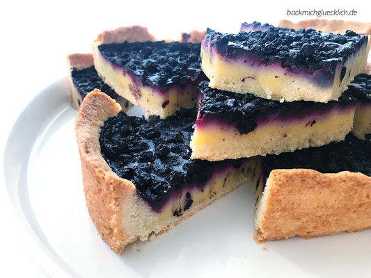 Pudding Blaubeere Notfall Kuchen