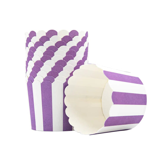 Muffinbecher lila-weiß gestreift - Happy Sprinkles - Der Backmichgluecklich Online Shop