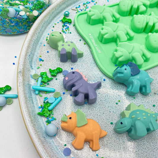 Silikon Mould Dinosaurier by Happy Sprinkles - Der Backmichgluecklich Online Shop