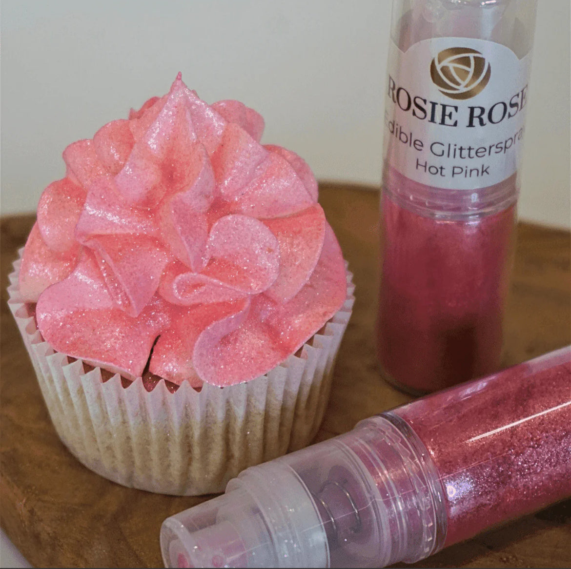 Glitter Spray Hot Pink 5g Rosie Rose - Der Backmichgluecklich Online Shop