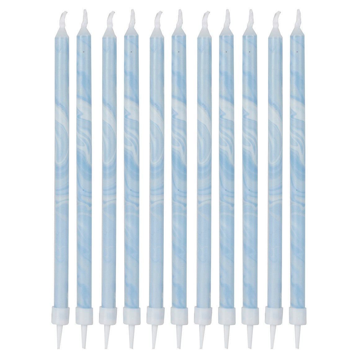 Kerzen Tall blue marble by Ginger Ray - Der Backmichgluecklich Online Shop
