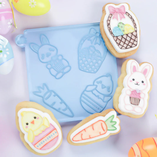 Mini stamp easter Peeps Cookie Stamp Outboss by Amy Jane - Der Backmichgluecklich Online Shop
