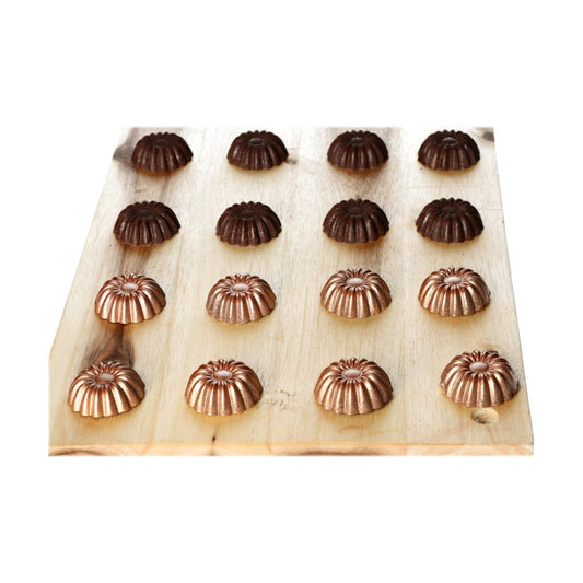 Chocolate Moulds swirl Flower by FunCakes - Der Backmichgluecklich Online Shop