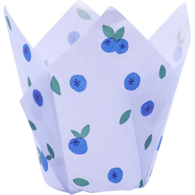Blaubeer Tulpen Cupcake Förmchen PME - Der Backmichgluecklich Online Shop