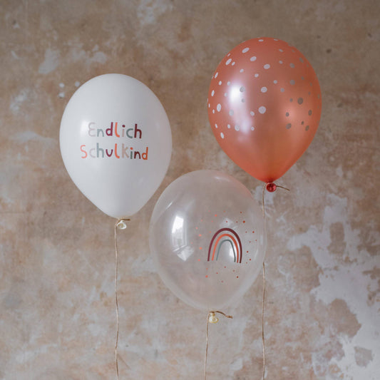 Endlich Schulkind Ballons 12 Stück - Der Backmichgluecklich Online Shop