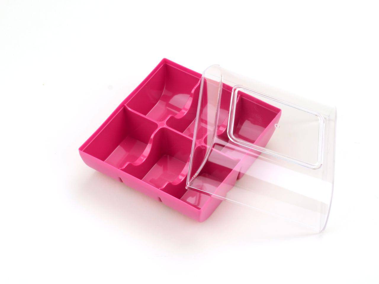 Macaron Schachtel klein 6er Box Pink Silikomart - Der Backmichgluecklich Online Shop