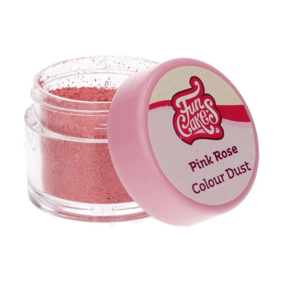 Essbares Lebensmittelpuder - Pink Rose by Funcakes - Der Backmichgluecklich Online Shop