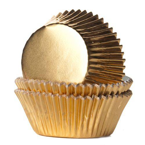 Gold Foild Cupcake Wrapper, Muffin Förmchen - Der Backmichgluecklich Online Shop