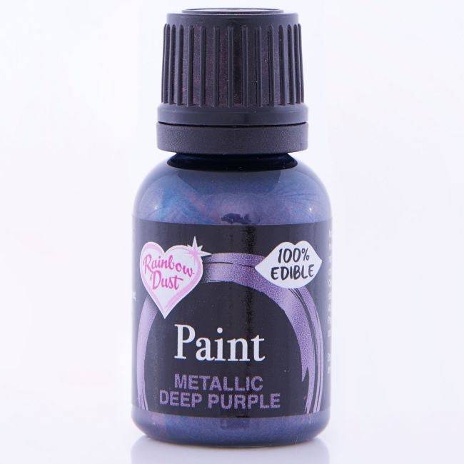 Metallic Food Paint - Deep Purple Rainbow Dust - Der Backmichgluecklich Online Shop