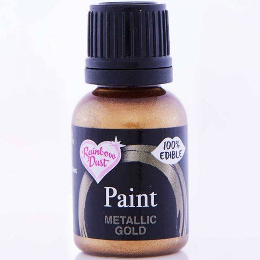Metallic Food Paint - Gold Rainbow Dust - Der Backmichgluecklich Online Shop