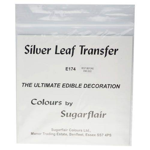 Silver Leaf Sugarflair - Der Backmichgluecklich Online Shop
