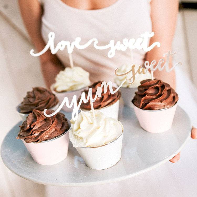 Sweets Cupcake Caketopper  Partydeco - Der Backmichgluecklich Online Shop