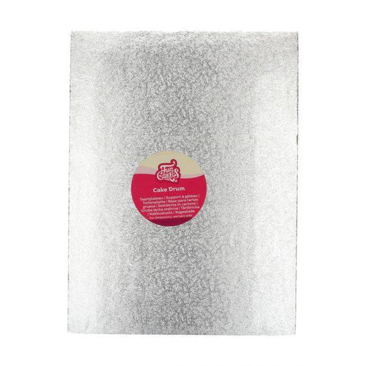 Tortenplatte Eckig 40,5x30,5 cm - Der Backmichgluecklich Online Shop