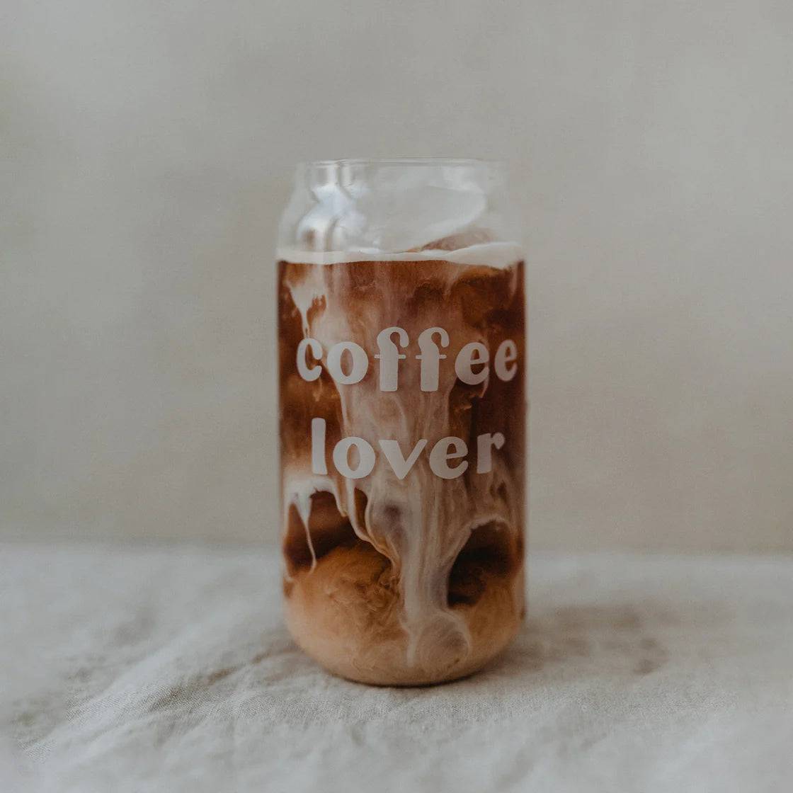 Eulenschnitt hohes Teinkglas, Becher Coffee lover - Der Backmichgluecklich Online Shop