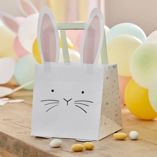 5 Bunny Easter Geschenktüten by Ginger Ray - Der Backmichgluecklich Online Shop