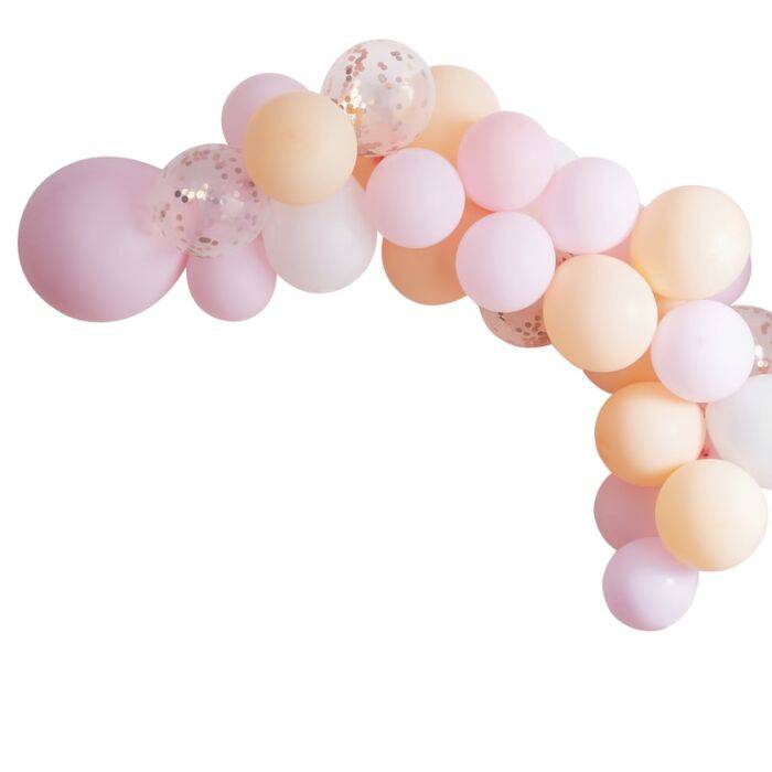 Ballon Girlande  - Pastell - Der Backmichgluecklich Online Shop