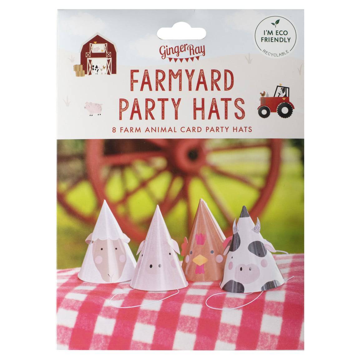 Bauernhof Animal Hats GingerRay - Der Backmichgluecklich Online Shop