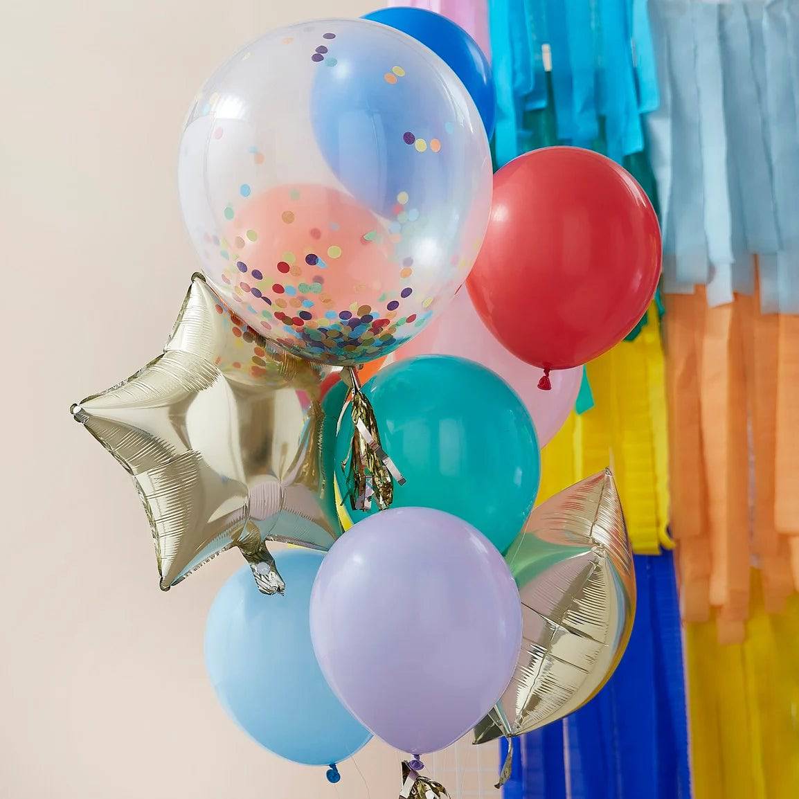 Bunte Mixballon Party Ballons GingerRay - Der Backmichgluecklich Online Shop