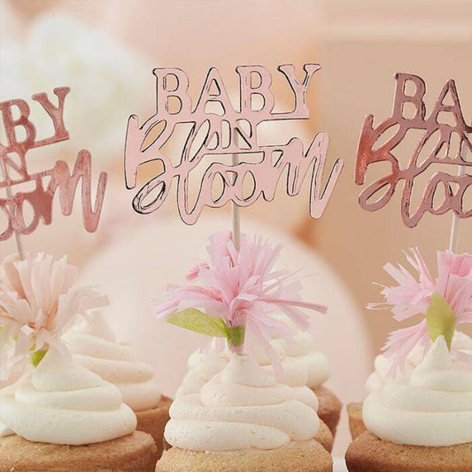 Cupcaketopper Baby in Bloom GingerRay - Der Backmichgluecklich Online Shop