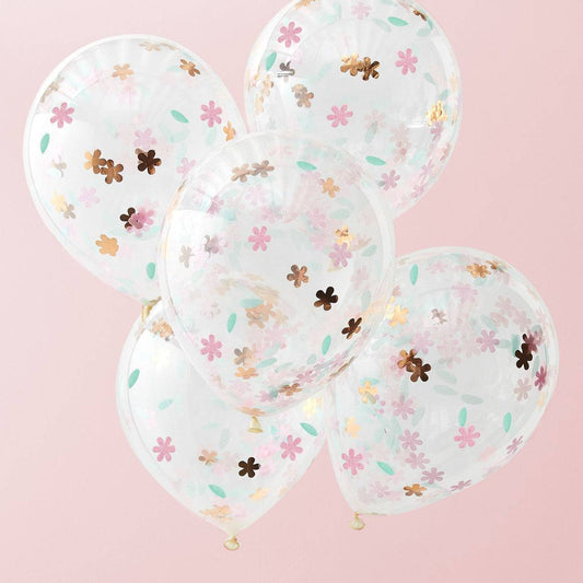 Daisy Konfetti Ballons GingerRay - Der Backmichgluecklich Online Shop