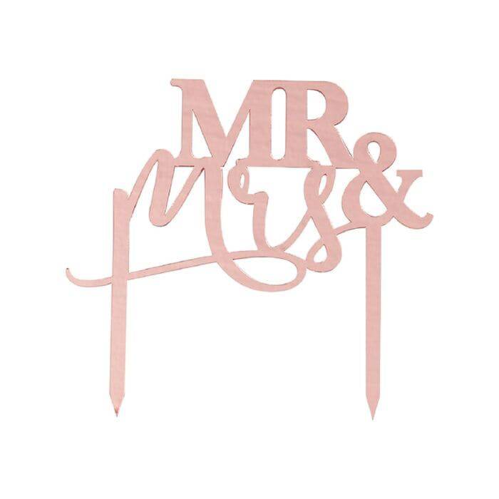 Mr. & Mrs. Caketopper Acryl - Der Backmichgluecklich Online Shop
