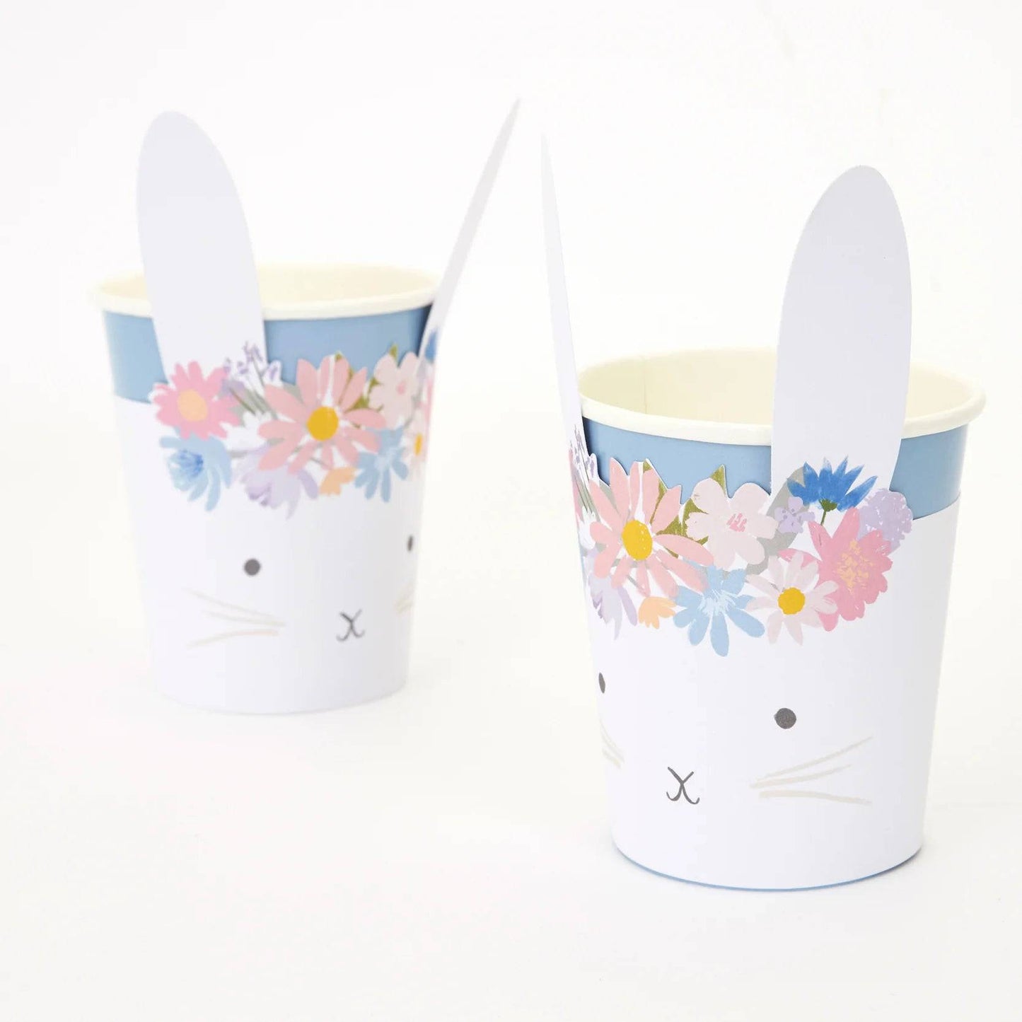 8 Spring floral Bunny Becher Meri Meri - Der Backmichgluecklich Online Shop