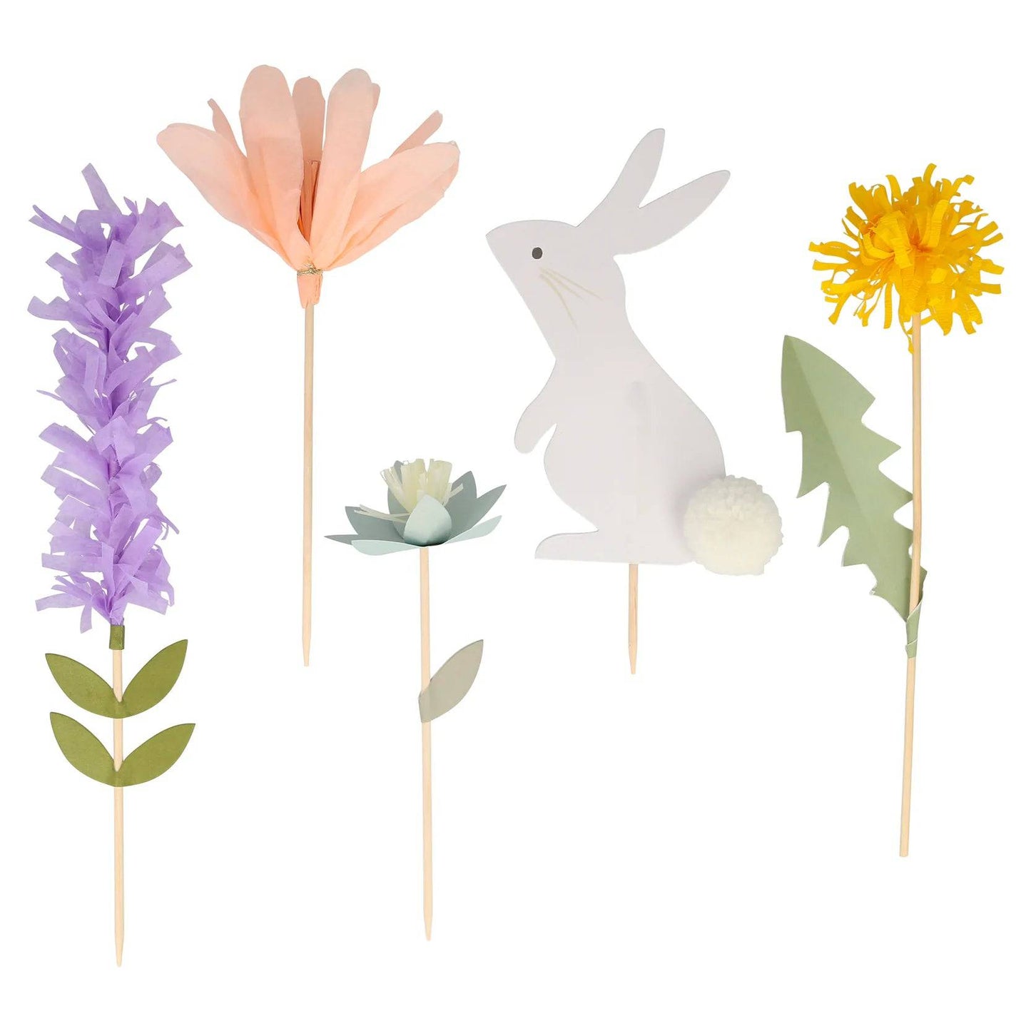 Caketopper Bunny flower Meri Meri - Der Backmichgluecklich Online Shop