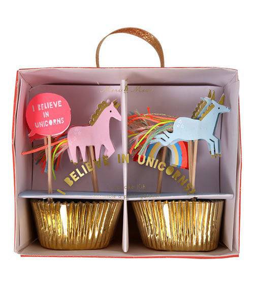 Cupcake Set Unicorn Meri Meri - Der Backmichgluecklich Online Shop