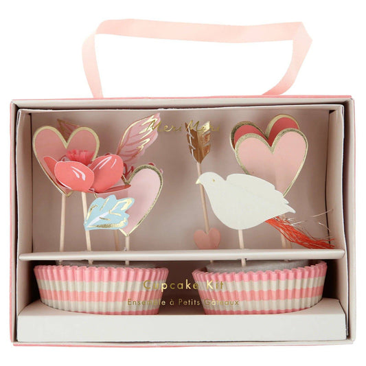 Herzchen Cupcake Set Mei Meri - Der Backmichgluecklich Online Shop