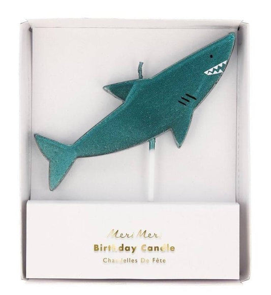 Kerze Shark Hai Unter Wasser by Meri Meri - Der Backmichgluecklich Online Shop