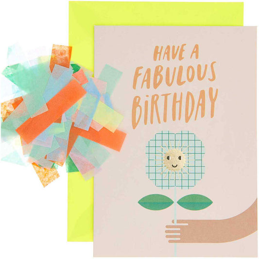 DIY Geburtstagskarte have a fabulous birthday Rico - Der Backmichgluecklich Online Shop