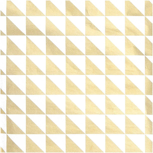 Seidenpapier gold weiss Dreieck - Der Backmichgluecklich Online Shop