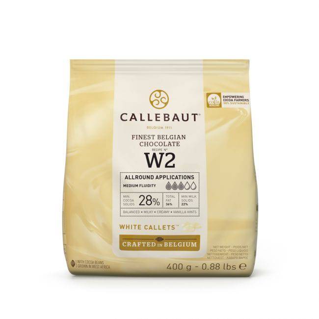 Callebaut callets Weiße Schokolade 400g - Der Backmichgluecklich Online Shop