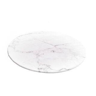 Tortenplatte weiß marble 20,3cm - Der Backmichgluecklich Online Shop