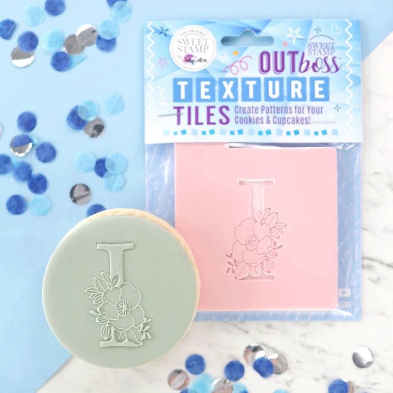 Letter I Outboss Cookie Stamp by AmyCakes Sweet Stamp - Der Backmichgluecklich Online Shop