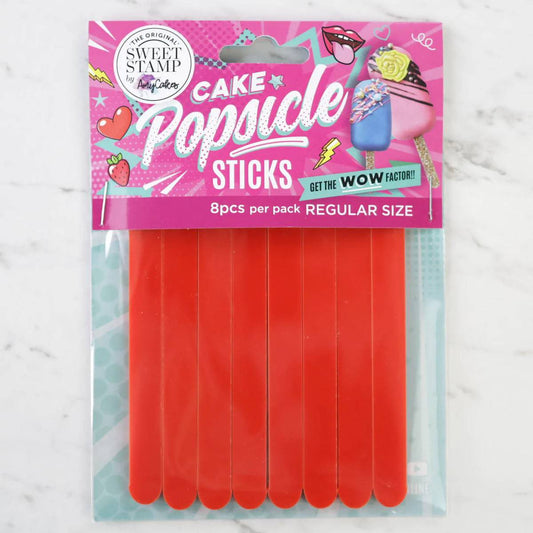 Mini Popsicle Stiele red, Sweet Stamp - Der Backmichgluecklich Online Shop